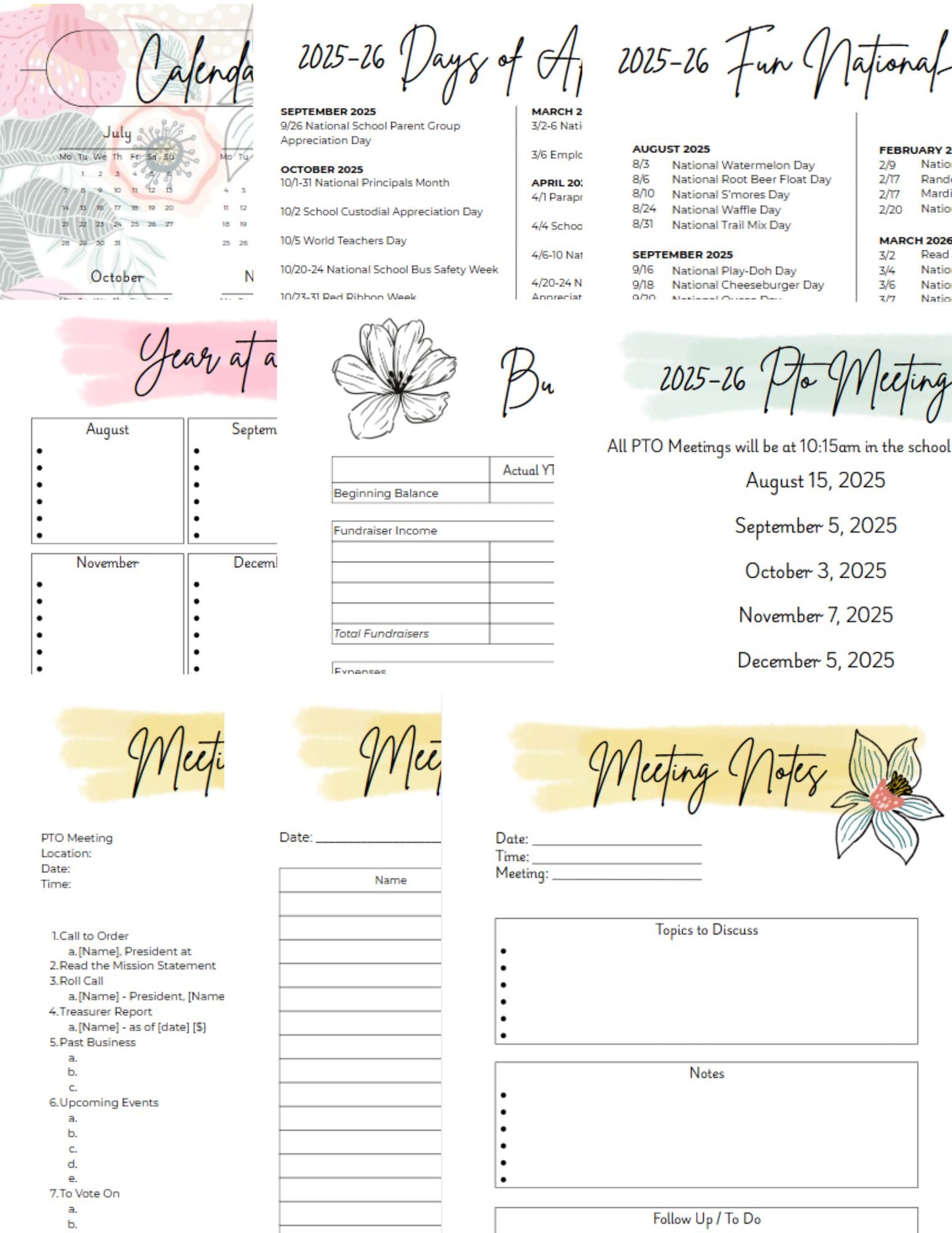 2025-26 Planner