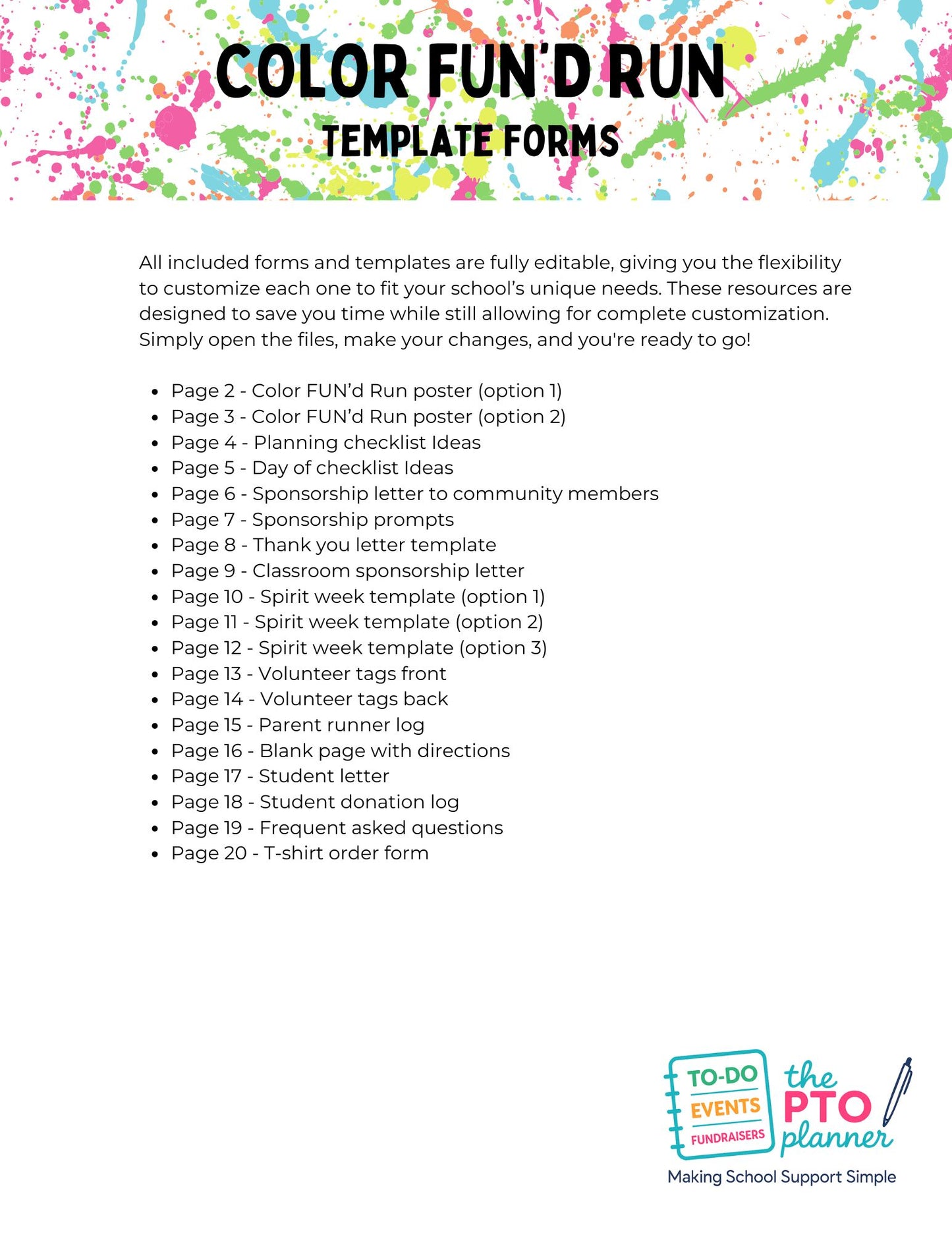 Splash, Dash and Raise Cash! Your Step by Step Guide to a Successful Color FUN'd Run